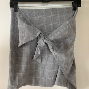Nasty gal plaid mini skirt